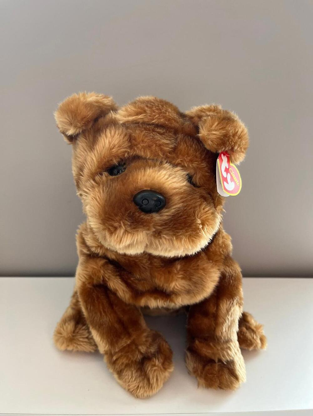Ty Classics Collection “Shantou” the Cute Bulldog Dog (11 inch)